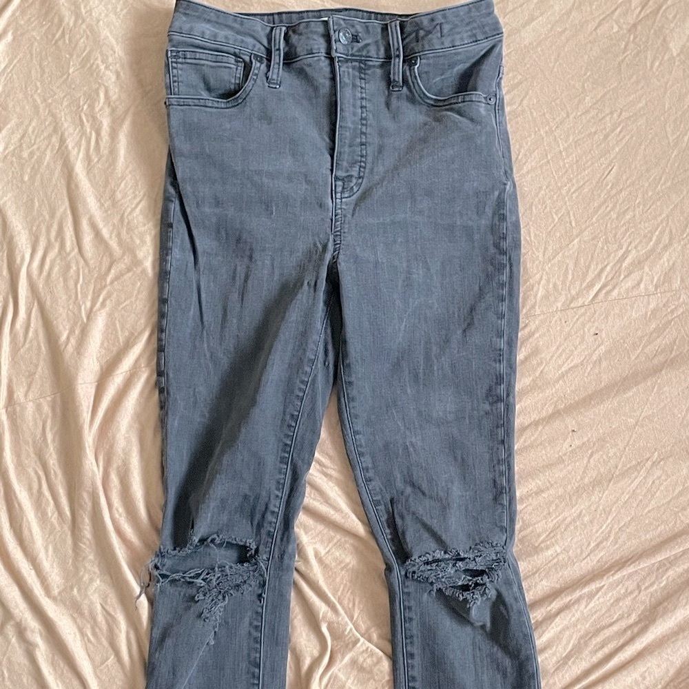 Madewell curvy  high - rise skinny jeans